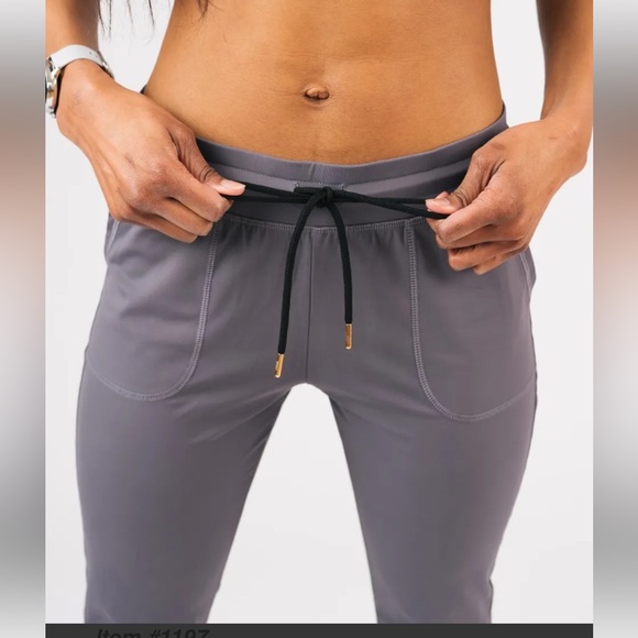 Zyia Active Dark Gray Peak  Zipper Jogger Pants Sz XS NICE! - Picture 8 of 9